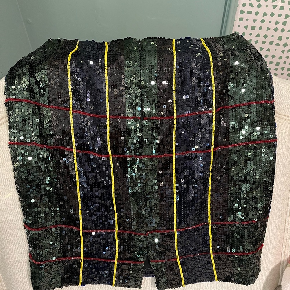 Sequin Pattern Skirt - image 6